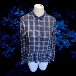 Womens Express Button Down Blouse